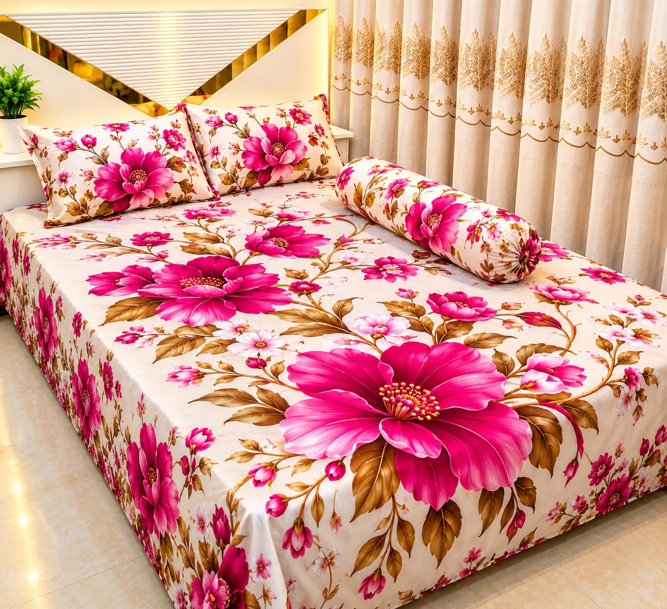 7/8 fit Waterproof 3d print bedsheet=B158